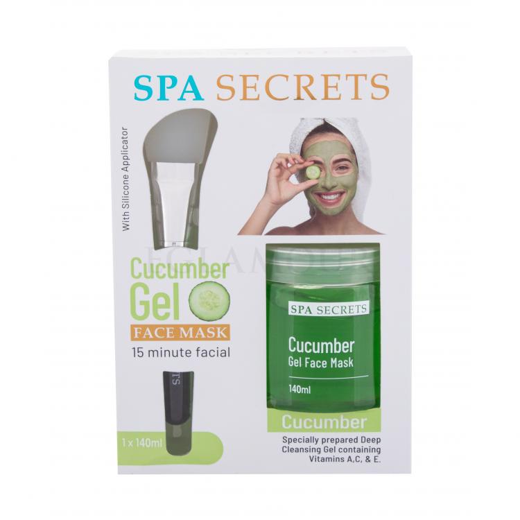 Xpel Spa Secrets Cucumber Gel Face Mask Maseczka do twarzy dla kobiet 140 ml