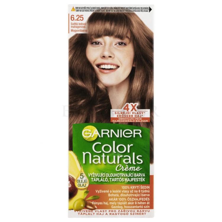 Garnier Color Naturals Créme Farba do włosów dla kobiet 40 ml Odcień 6,25 Light Icy Mahogany