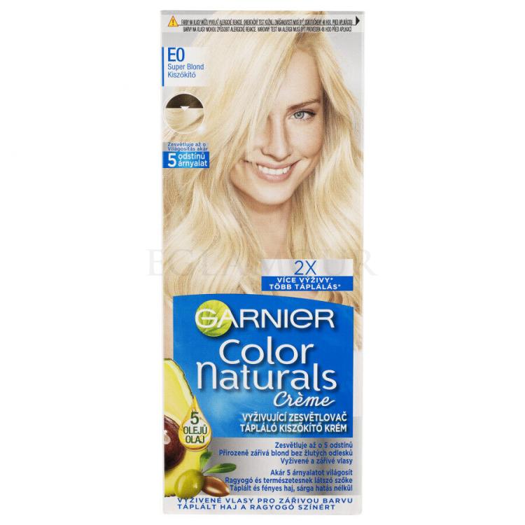 Garnier Color Naturals Créme Farba do włosów dla kobiet 40 ml Odcień E0 Super Blonde