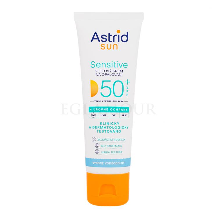 Astrid Sun Sensitive Face Cream SPF50+ Preparat do opalania twarzy 50 ml