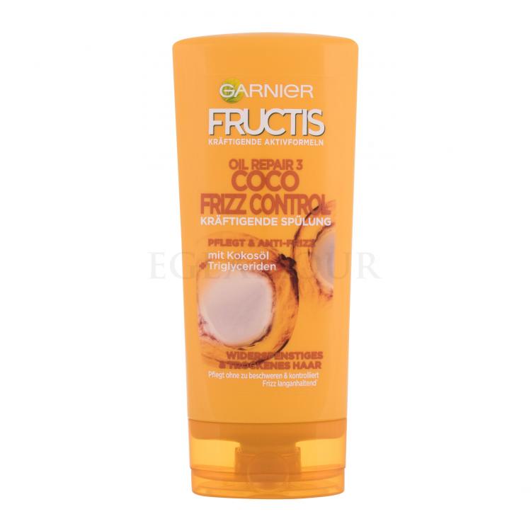 Garnier Fructis Nutri-Repair3 Coconut No Frizz Odżywka dla kobiet 200 ml