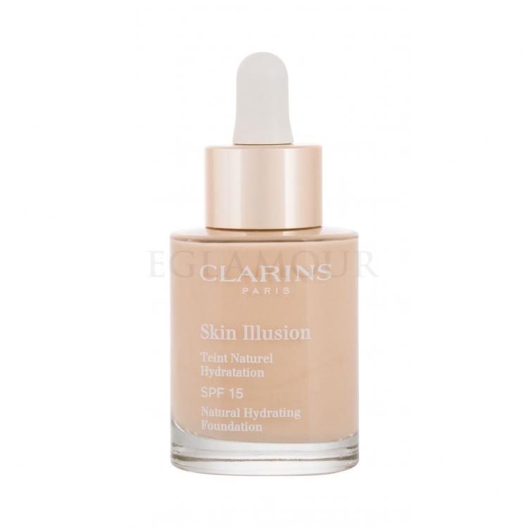Clarins Skin Illusion Natural Hydrating SPF15 Podkład dla kobiet 30 ml Odcień 100,5 Cream