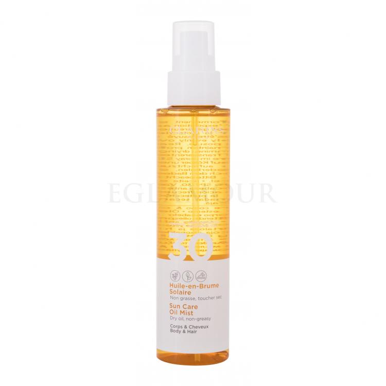 Clarins Sun Care Oil Mist SPF30 Preparat do opalania ciała dla kobiet 150 ml