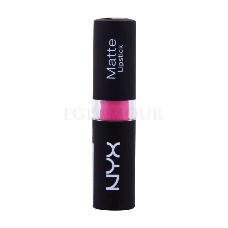 NYX Professional Makeup Matte Pomadka dla kobiet 4,5 g Odcień 02 Shocking Pink