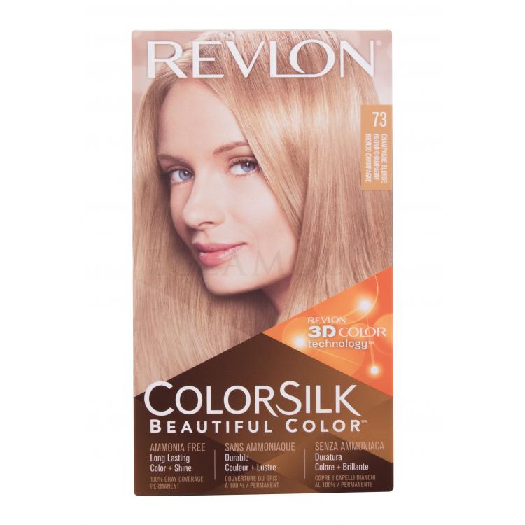 Revlon Colorsilk Beautiful Color Farba do włosów dla kobiet Odcień 73 Champagne Blonde Zestaw
