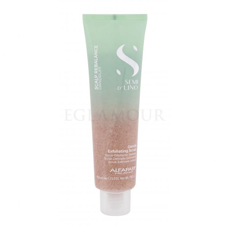 ALFAPARF MILANO Semi Di Lino Scalp Rebalance Gentle Exfoliating Scrub Preparat przeciwłupieżowy dla kobiet 150 ml