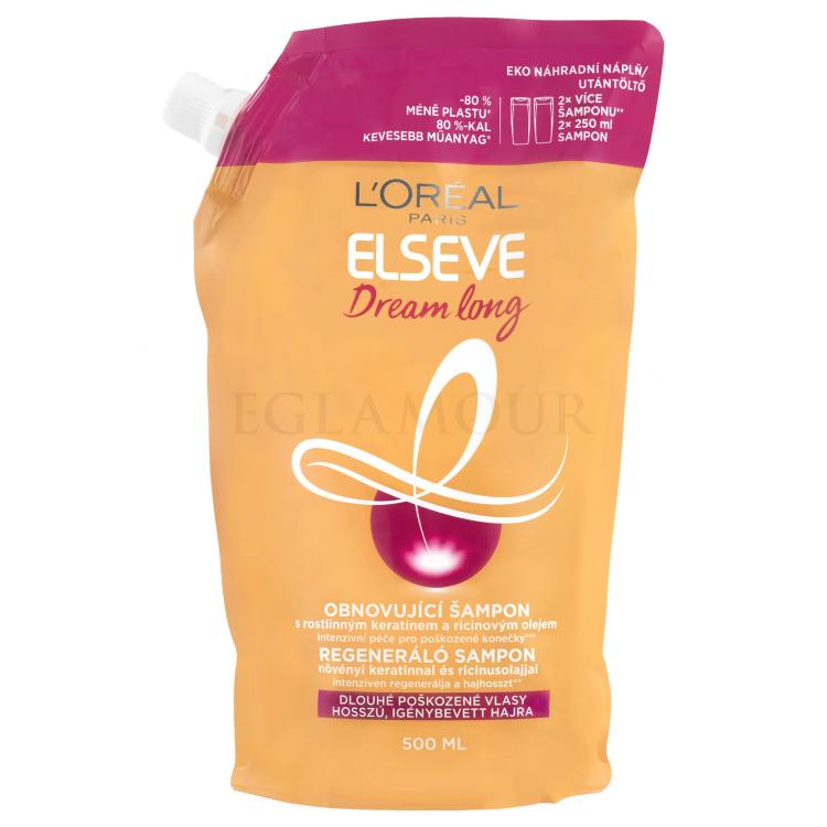 L&#039;Oréal Paris Elseve Dream Long Restoring Shampoo Szampon do włosów dla kobiet Napełnienie 500 ml