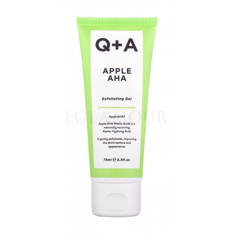 Q+A Apple AHAs Exfoliating Gel Peeling dla kobiet 75 ml