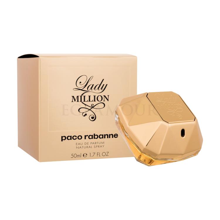 Paco Rabanne Lady Million Woda perfumowana dla kobiet 50 ml Uszkodzone pudełko