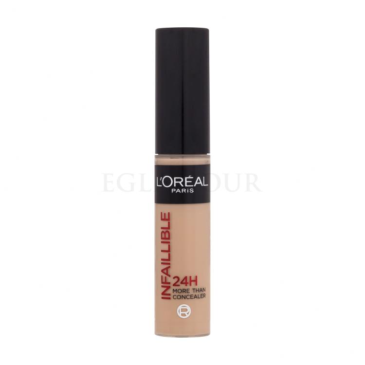 L&#039;Oréal Paris Infaillible More Than Concealer 24H Korektor dla kobiet 11 ml Odcień 328
