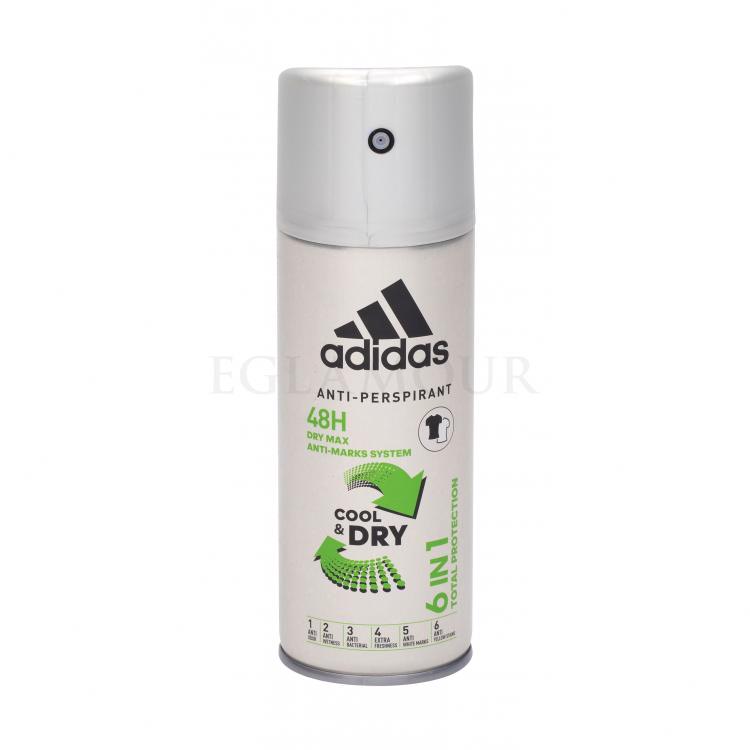 Adidas 6in1 Cool &amp; Dry 48h Antyperspirant dla mężczyzn 150 ml