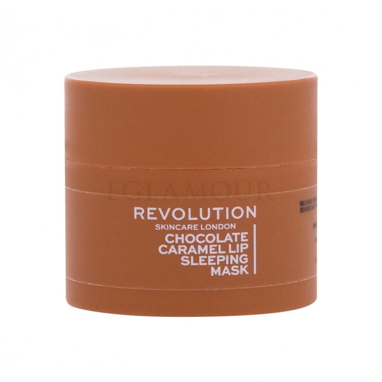 Revolution Skincare Lip Sleeping Mask Chocolate Caramel Balsam do ust dla kobiet 10 g