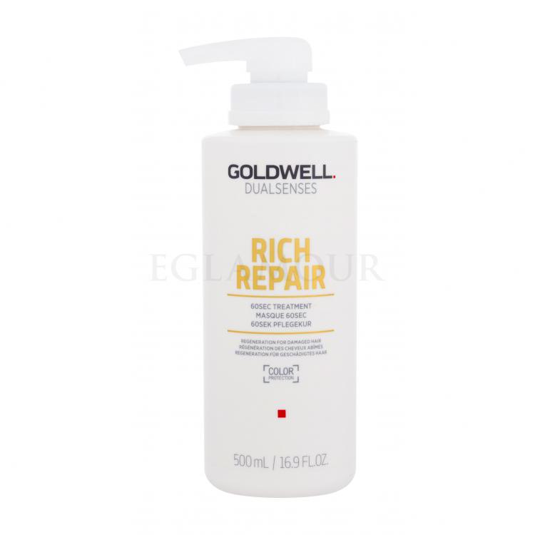 Goldwell Dualsenses Rich Repair 60sec Treatment Maska do włosów dla kobiet 500 ml