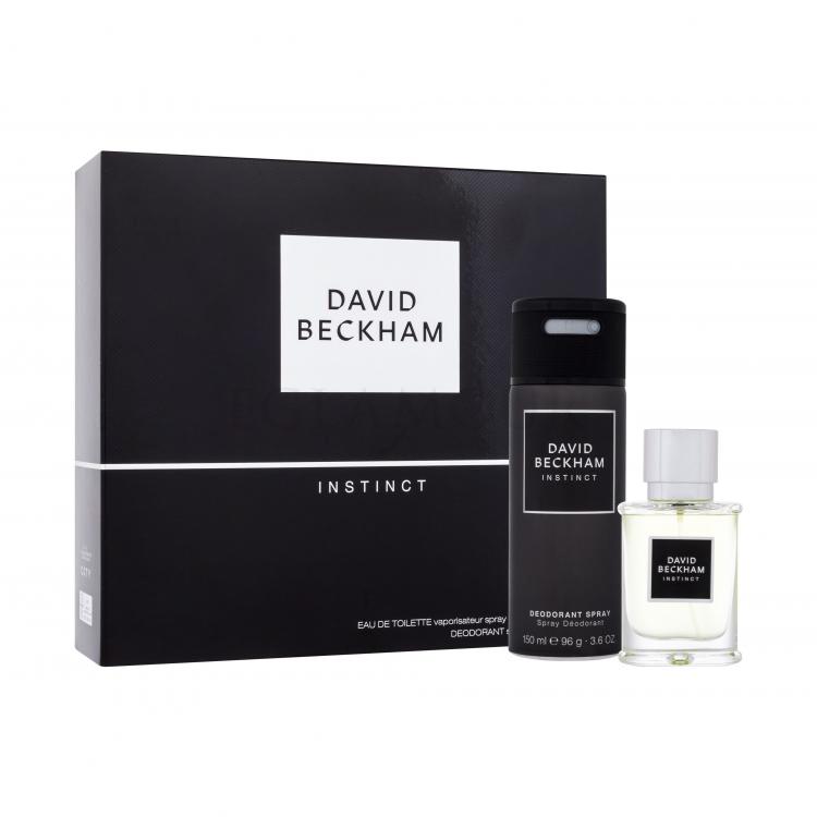 David Beckham Instinct Zestaw EDT 30 ml + dezodorant 150 ml
