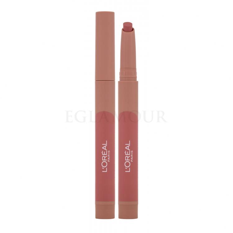 L&#039;Oréal Paris Infaillible Matte Lip Crayon Pomadka dla kobiet 1,3 g Odcień 102 Caramel Blondie