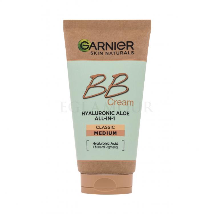 Garnier Skin Naturals BB Cream Hyaluronic Aloe All-In-1 SPF25 Krem BB dla kobiet 50 ml Odcień Medium