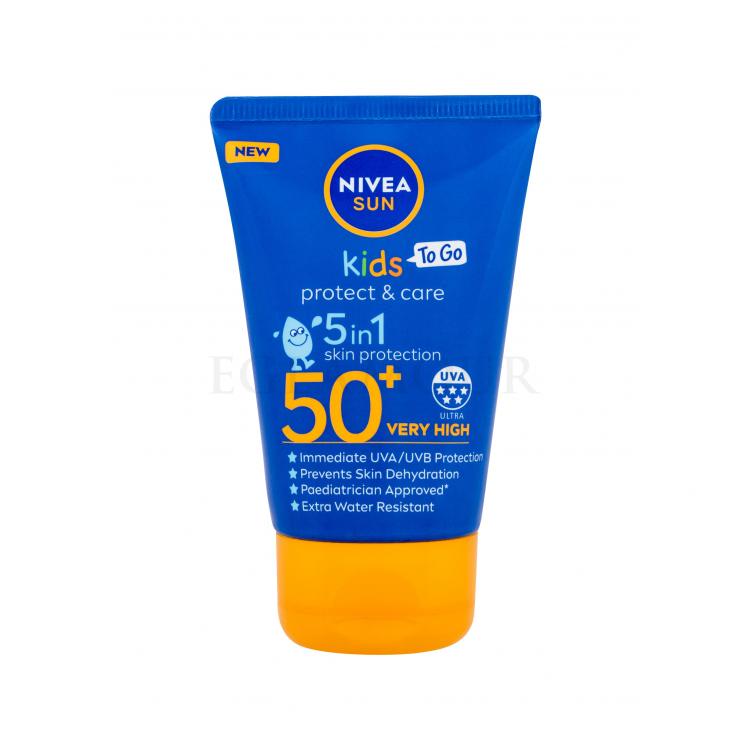 Nivea Sun Kids Protect &amp; Care Sun Lotion 5 in 1 SPF50+ Preparat do opalania ciała dla dzieci 50 ml