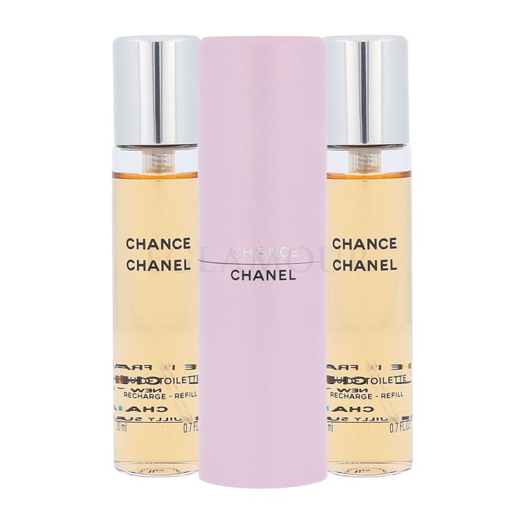 Chanel Chance Woda toaletowa dla kobiet Twist and Spray 3x20 ml Uszkodzone pudełko