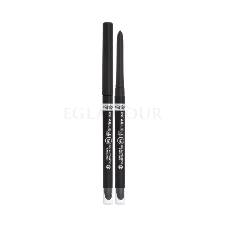 L&#039;Oréal Paris Infaillible Grip 36H Gel Automatic Eye Liner Kredka do oczu dla kobiet 1,2 g Odcień 001 Intense Black