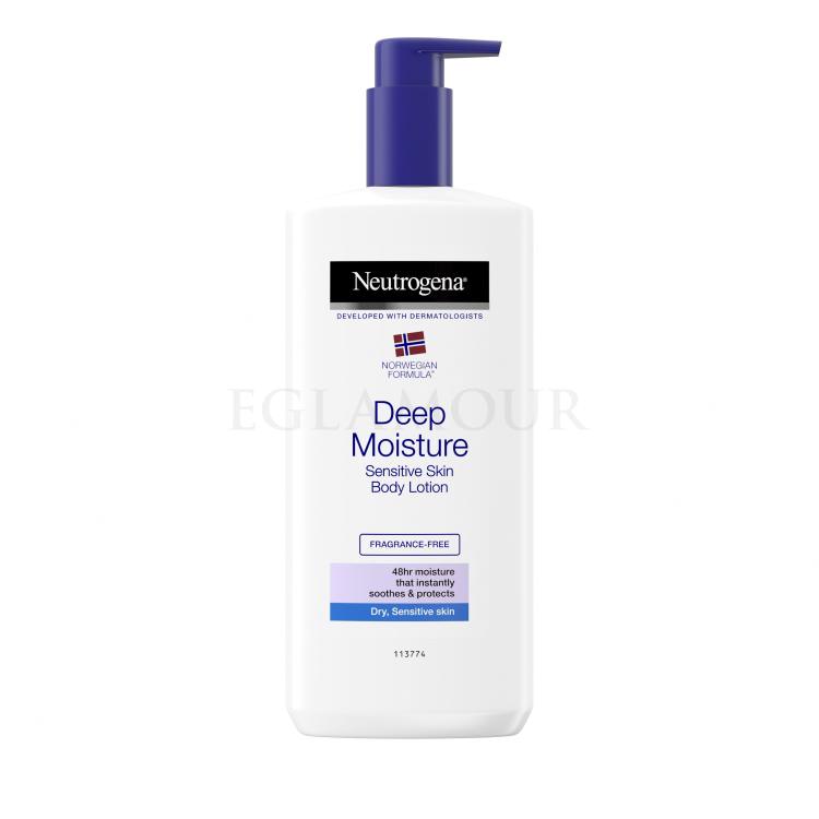 Neutrogena Norwegian Formula Deep Moisture Dry, Sensitive Skin Mleczko do ciała 400 ml