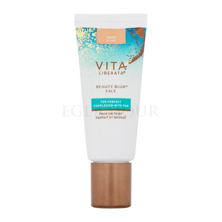 Vita Liberata Beauty Blur Face For Perfect Complexion With Tan Baza pod makijaż dla kobiet 30 ml Odcień Light