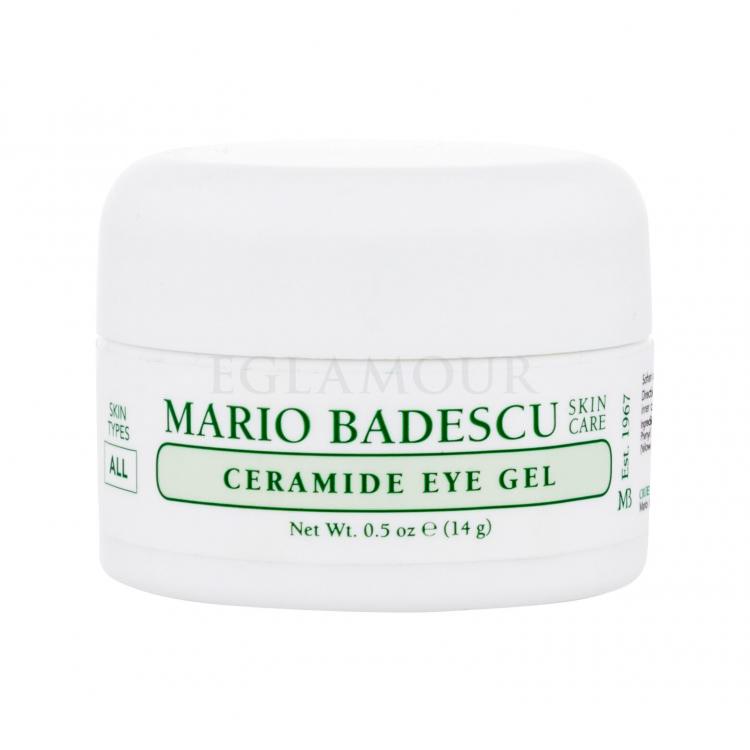 Mario Badescu Ceramide Eye Gel Żel pod oczy dla kobiet 14 g Uszkodzone opakowanie