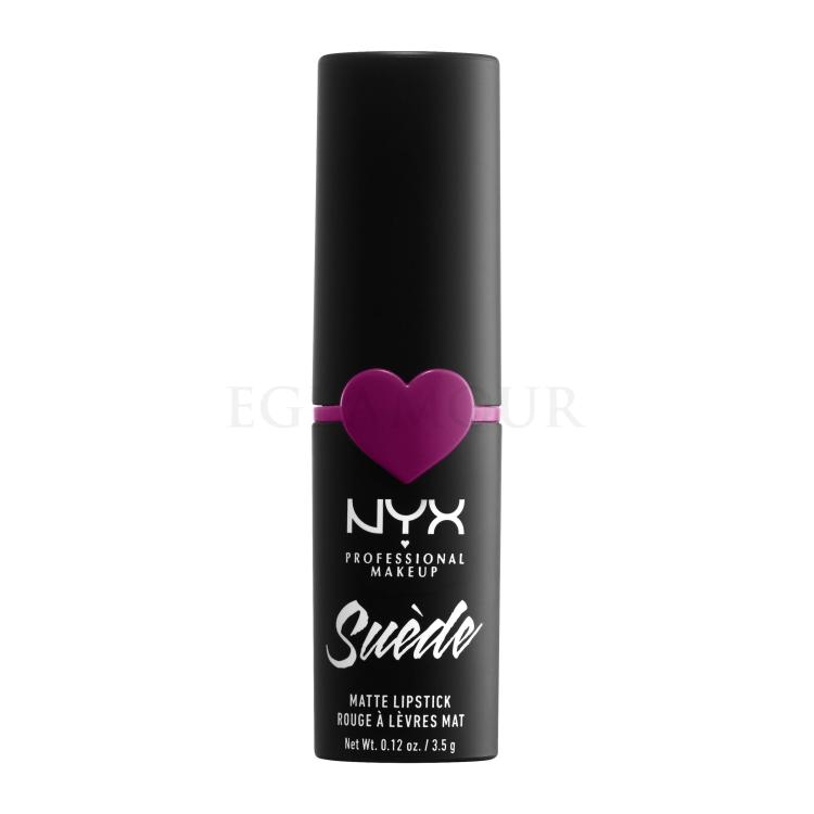 NYX Professional Makeup Suède Matte Lipstick Pomadka dla kobiet 3,5 g Odcień 32 Copenhagen