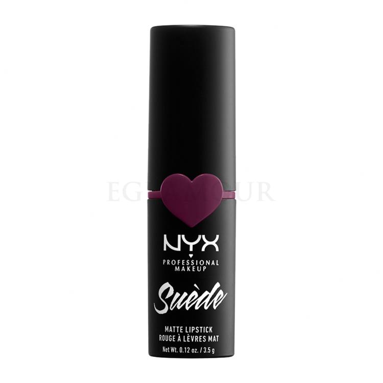NYX Professional Makeup Suède Matte Lipstick Pomadka dla kobiet 3,5 g Odcień 10 Girl, Bye