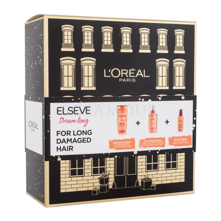 L&#039;Oréal Paris Elseve Dream Long Zestaw dla kobiet Szampon 250 ml + odżywka 200 ml + serum do włosów 100 ml