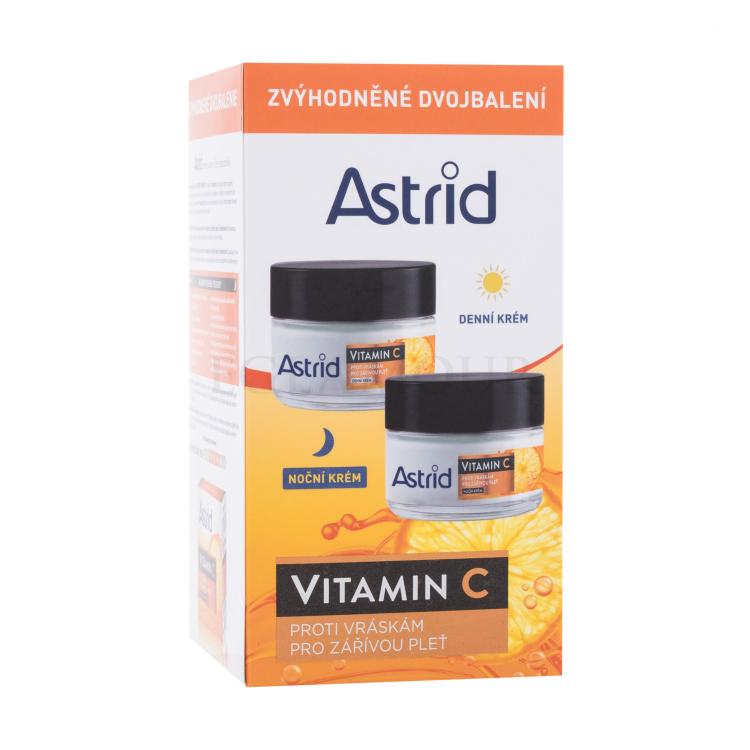 Astrid Vitamin C Duo Set Zestaw Krem do twarzy na dzień 50 ml + krem do twarzy na noc 50 ml