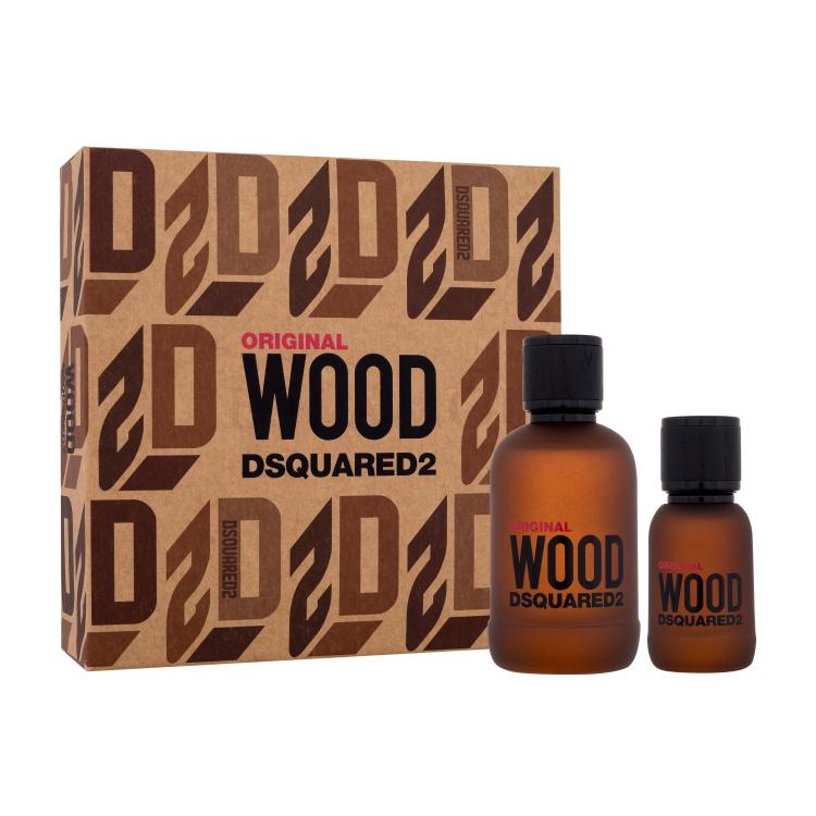 dsquared² original wood woda perfumowana 100 ml   zestaw
