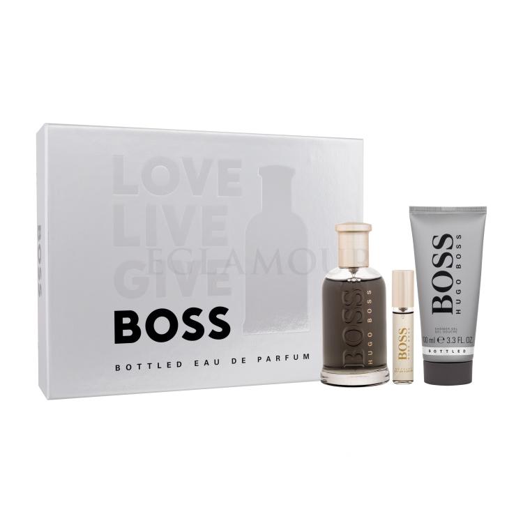 HUGO BOSS Boss Bottled SET1 Zestaw Edp 100 ml + Edp 10 ml + Żel pod prysznic 100 ml