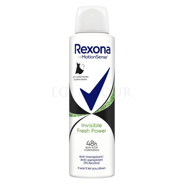 Rexona MotionSense Invisible Fresh Power 48H Antyperspirant dla kobiet 150 ml