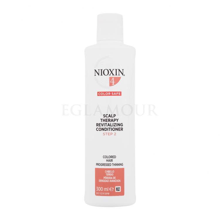 Nioxin System 4 Color Safe Scalp Therapy Revitalizing Conditioner Odżywka dla kobiet 300 ml