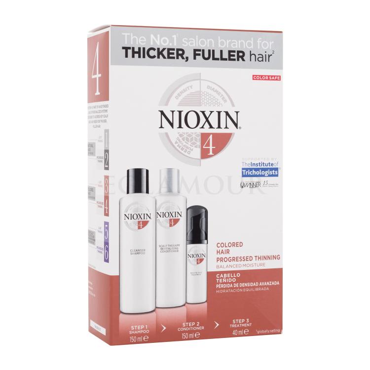 Nioxin System 4 Zestaw Szampon 150 ml + odżywka 150 ml + odżywka 40 ml