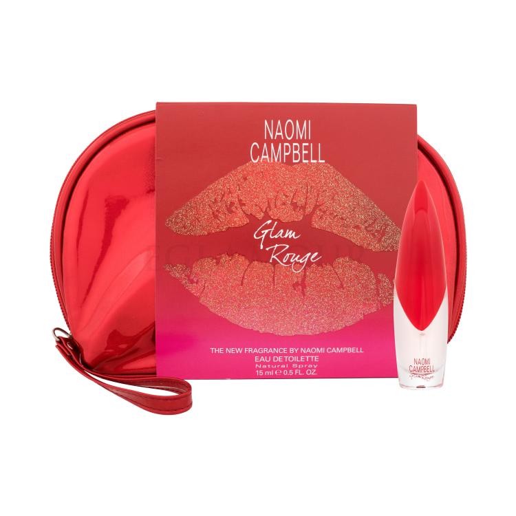 Naomi Campbell Glam Rouge Zestaw Edt 15 ml + Kosmetyczka