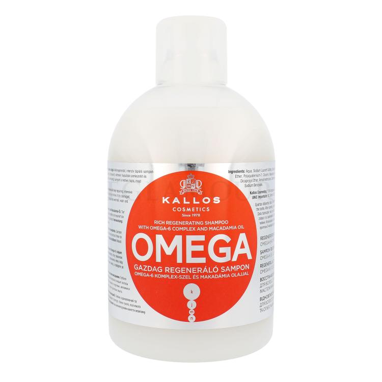 Kallos Cosmetics Omega Szampon do włosów dla kobiet 1000 ml