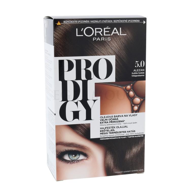 L&#039;Oréal Paris Prodigy Farba do włosów dla kobiet 1 szt Odcień 5.0 Alezan