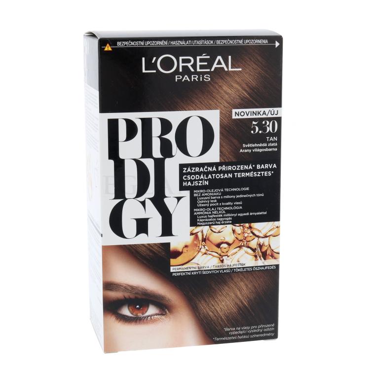 L&#039;Oréal Paris Prodigy Farba do włosów dla kobiet 1 szt Odcień 5.30 Tan