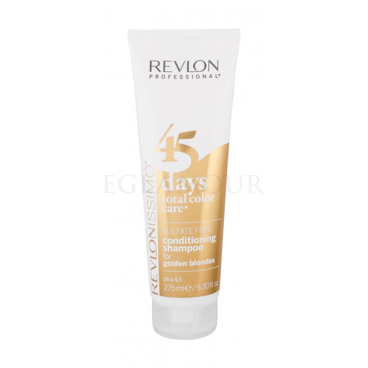 Revlon Professional Revlonissimo 45 Days 2in1 For Golden Blondes Szampon do włosów dla kobiet 275 ml