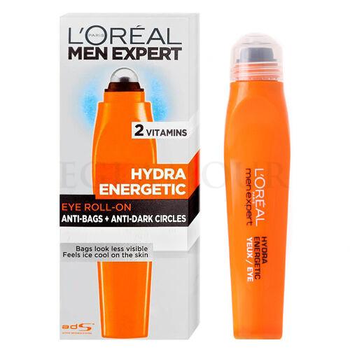 L&#039;Oréal Paris Men Expert Hydra Energetic Żel pod oczy dla mężczyzn 10 ml Uszkodzone pudełko