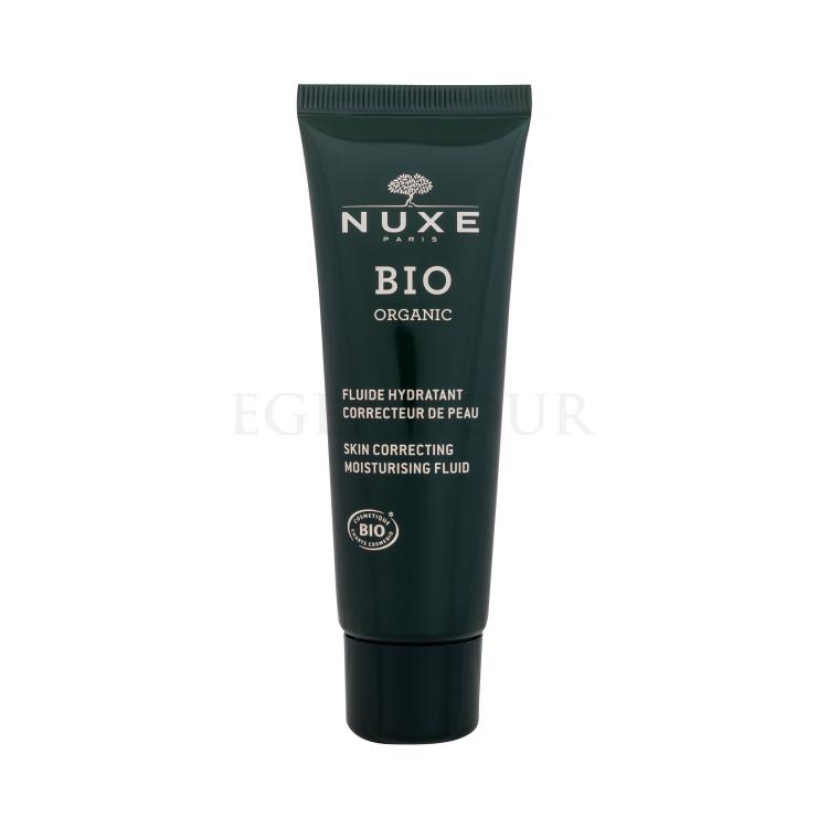 NUXE Bio Organic Skin Correcting Moisturising Fluid Żel do twarzy dla kobiet 50 ml