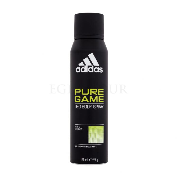 Adidas Pure Game Deo Body Spray 48H Dezodorant dla mężczyzn 150 ml
