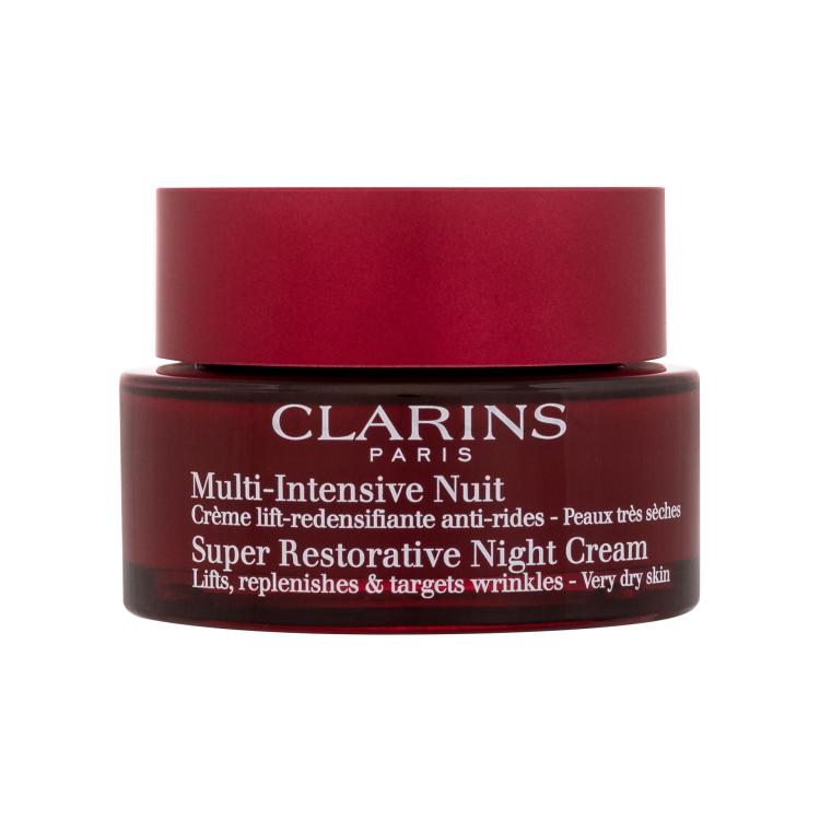 Clarins Super Restorative Night Cream Very Dry Skin Krem na noc dla kobiet 50 ml