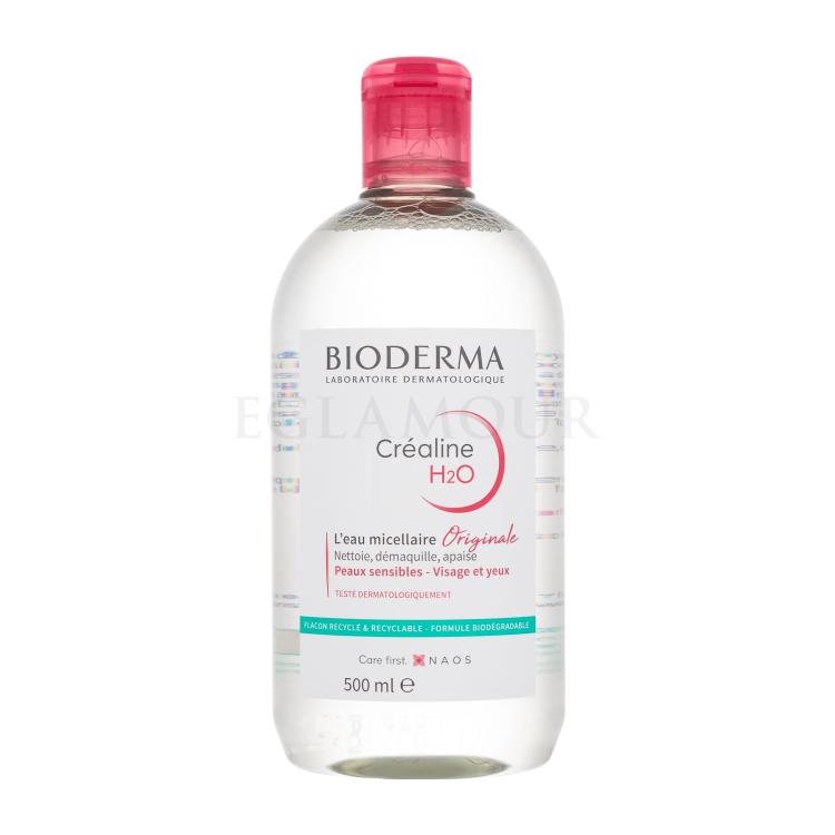 BIODERMA Créaline H₂O Płyn micelarny dla kobiet 500 ml