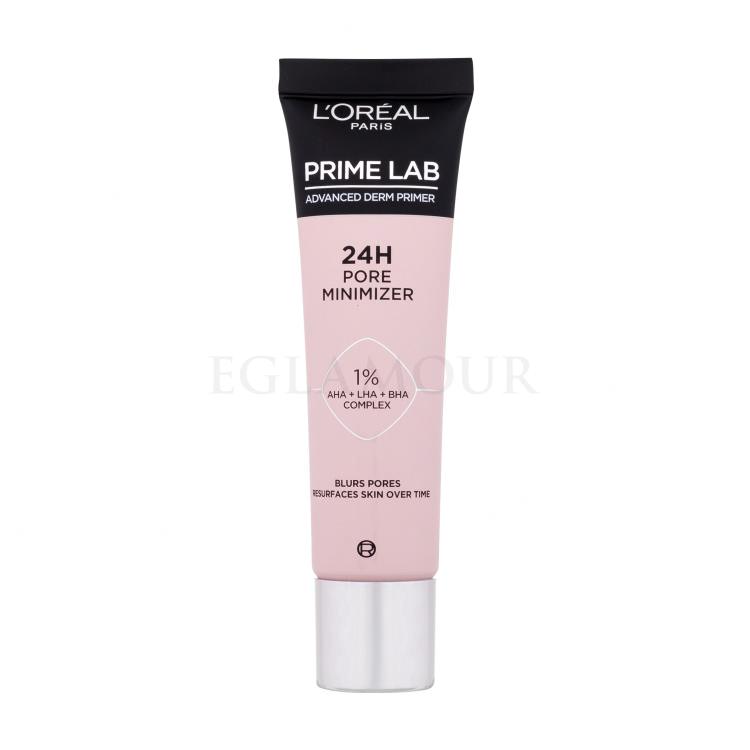 L&#039;Oréal Paris Prime Lab 24H Pore Minimizer Baza pod makijaż dla kobiet 30 ml