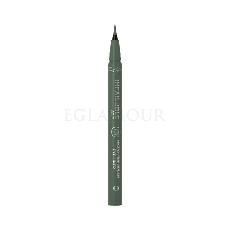 L&#039;Oréal Paris Infaillible Grip 36H Micro-Fine Brush Eye Liner Eyeliner dla kobiet 0,4 g Odcień 05 Sage Green