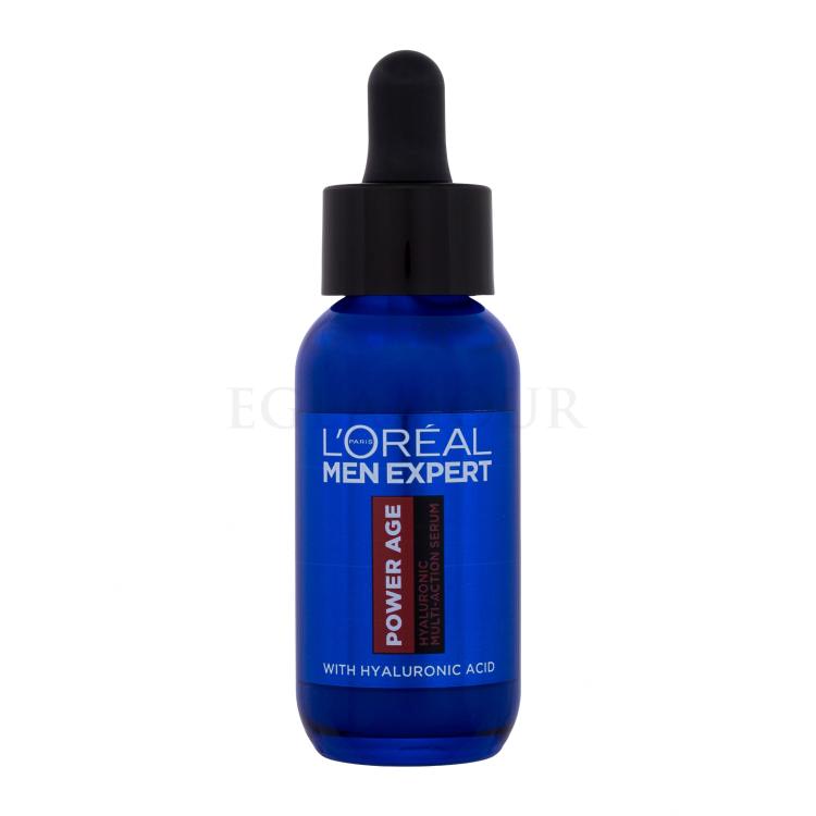 L&#039;Oréal Paris Men Expert Power Age Hyaluronic Multi-Action Serum Serum do twarzy dla mężczyzn 30 ml