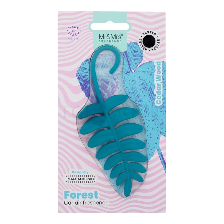 Mr&amp;Mrs Fragrance Forest Fern Tile Blue Zapach samochodowy 1 szt