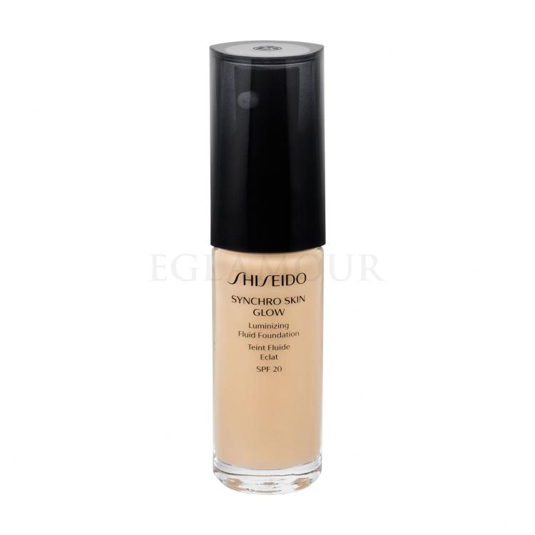 Shiseido Synchro Skin Glow SPF20 Podkład dla kobiet 30 ml Odcień Golden 2 Uszkodzone pudełko